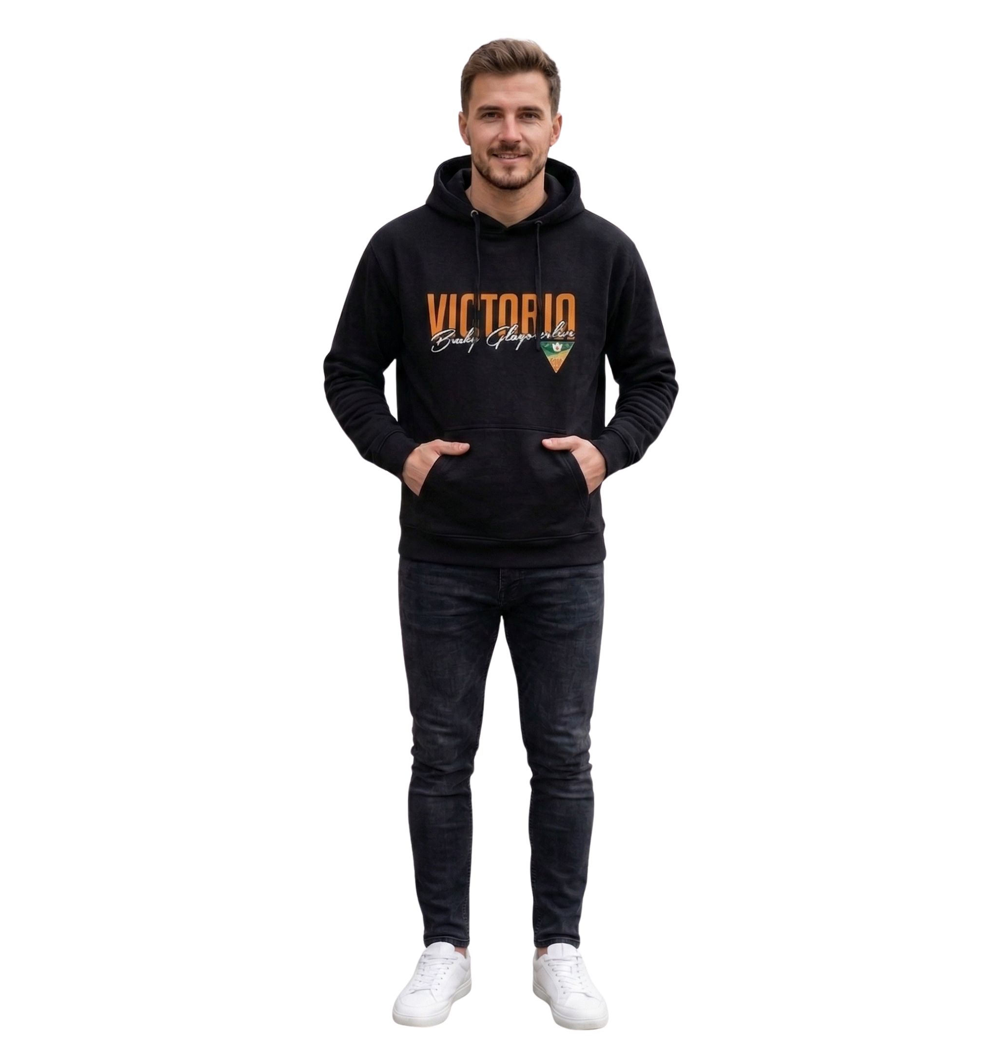 Bluza z Kapturem Victoria Budy Głogowskie – Classic Czarna