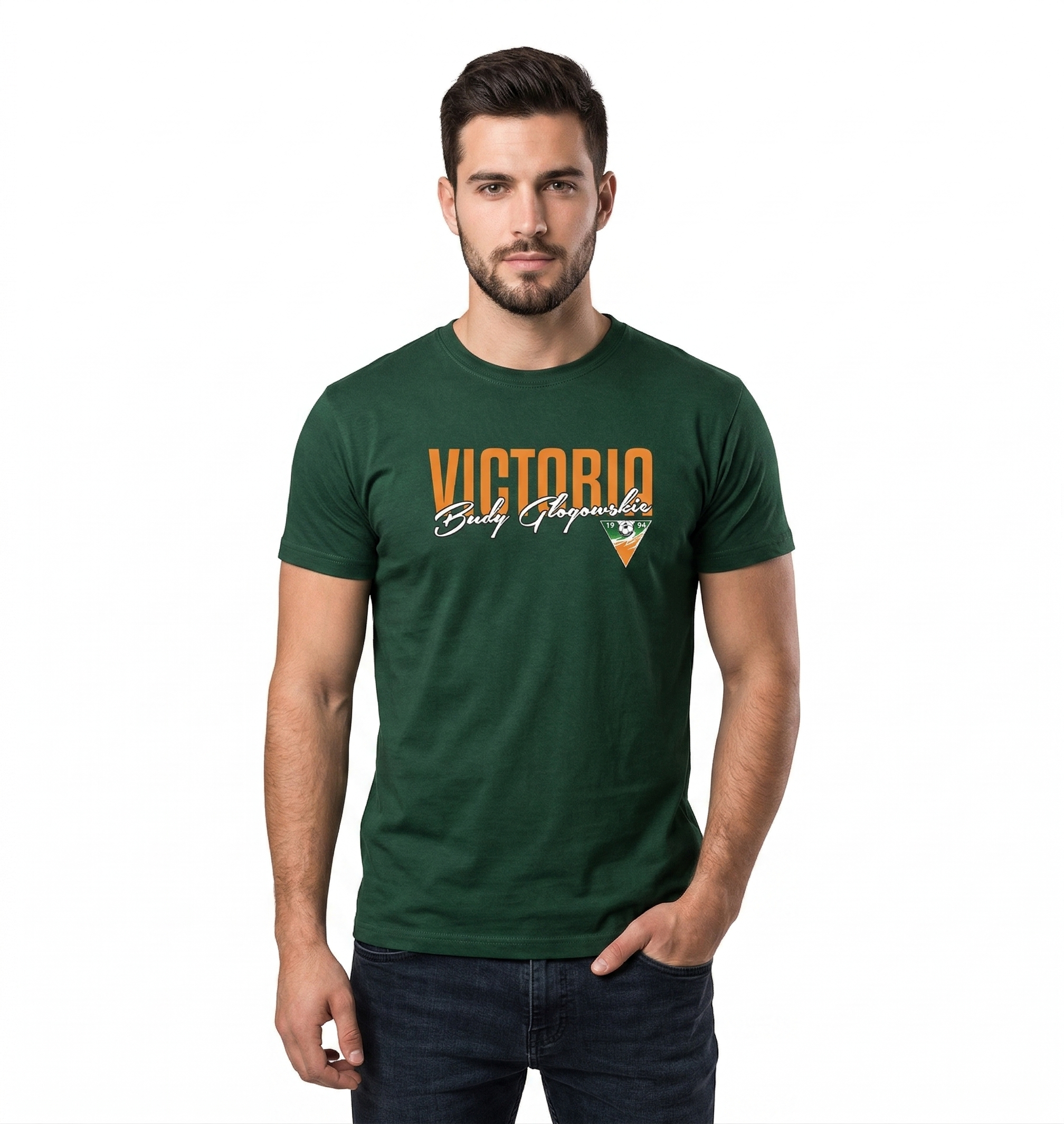 Oficjalna Koszulka Kibica – Victoria Budy Głogowskie (Ciemno Zielona)